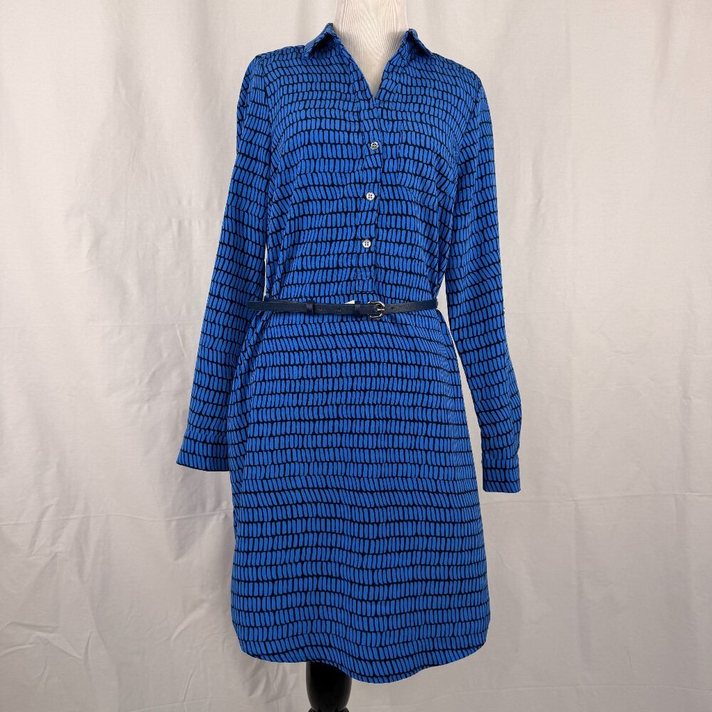 The Limited Women's Dress | Navy & Royal Blue Design | Small